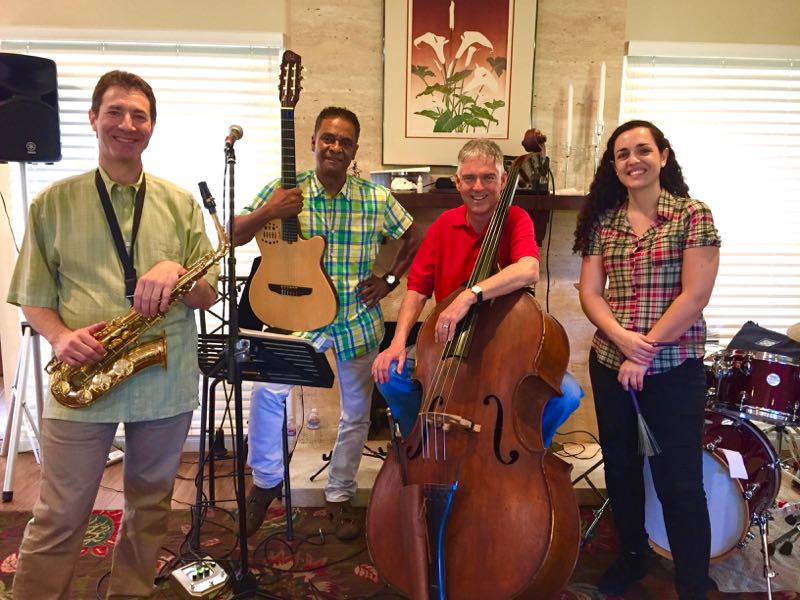 HOUSE CONCERT APRIL 23, 2017-Mark Isbell, Kleber Jorge, Ana Barreiro, Luther Hughes