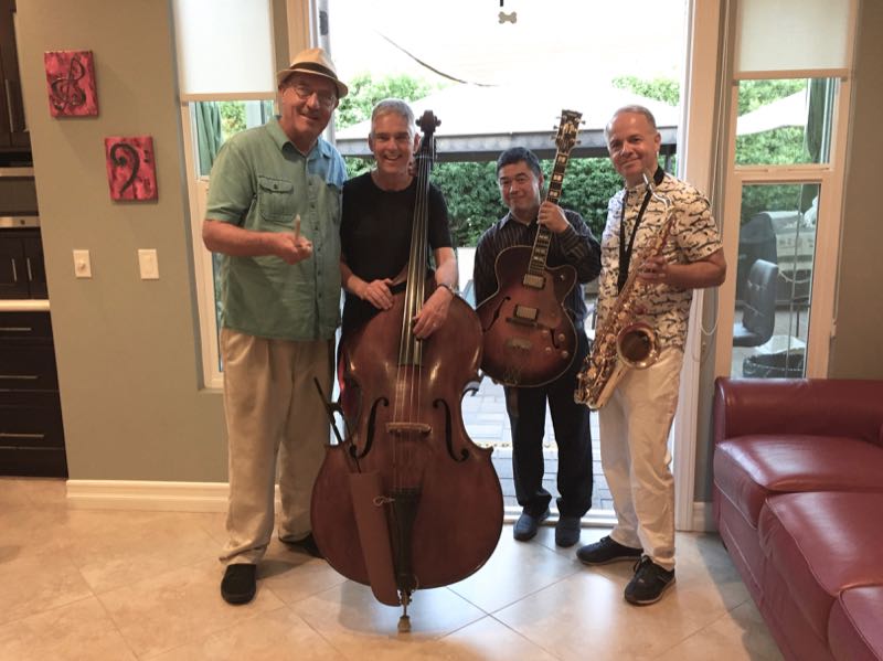 HOUSE CONCERT: August 12, 2018 Paul Kreibich, Luther Hughes,  Hideaki Tokunaga, Glenn Cashman,